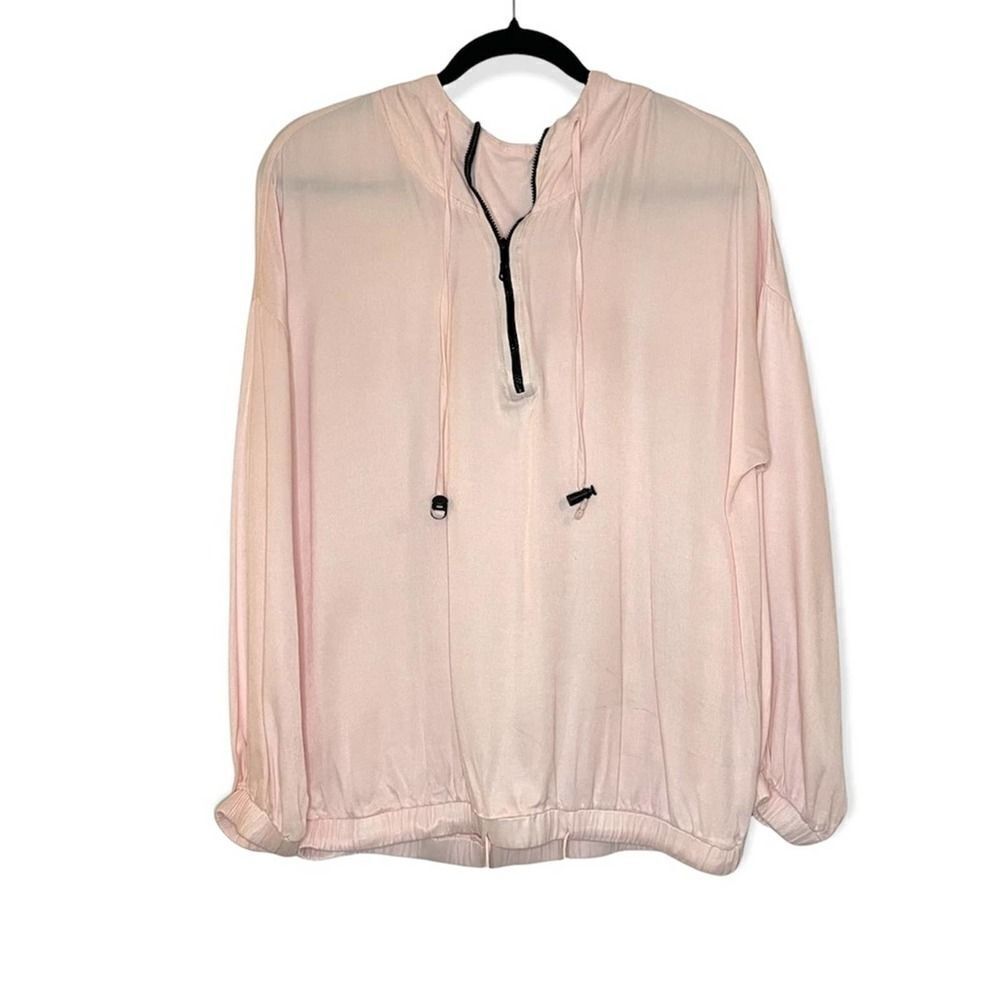 The Drop Pink Drawstring Hoodie